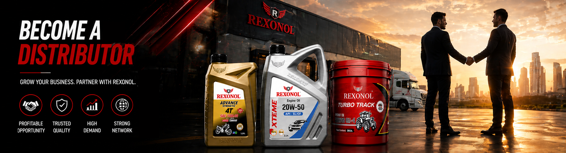 Become A Distributor - Rexonol Lubricants LLP, India