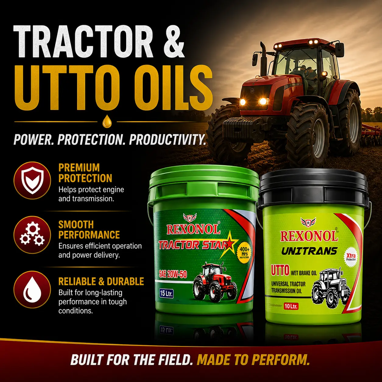 Tractor And UTTO Oils